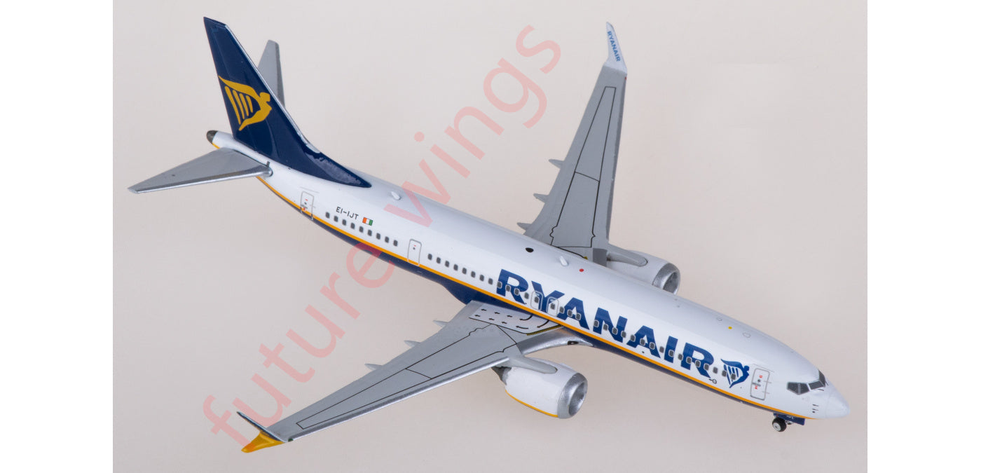 1:400 Phoenix PH11938 Ryanair Boeing 737 MAX 8 EI-IJT Aircraft Model+Free Tractor