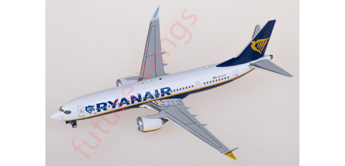 1:400 Phoenix PH11938 Ryanair Boeing 737 MAX 8 EI-IJT Aircraft Model+Free Tractor