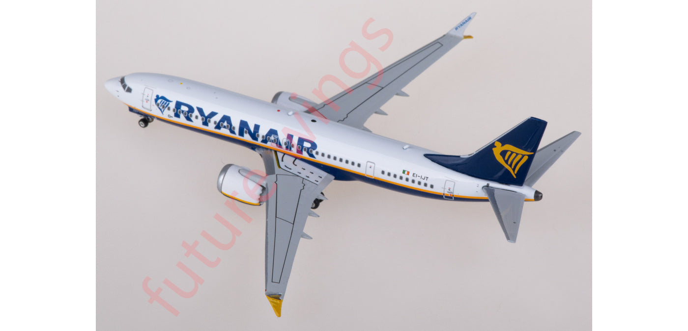 1:400 Phoenix PH11938 Ryanair Boeing 737 MAX 8 EI-IJT Aircraft Model+Free Tractor