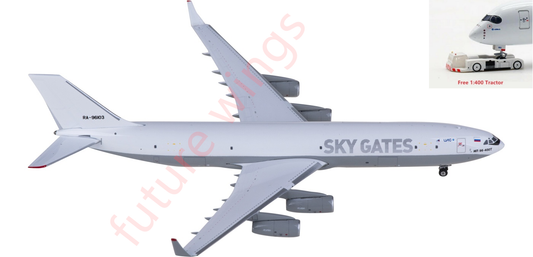 1:400 Phoenix PH11936 Sky Gates Ilyushin IL-96-400T RA-96103 Aircraft Model+Free Tractor