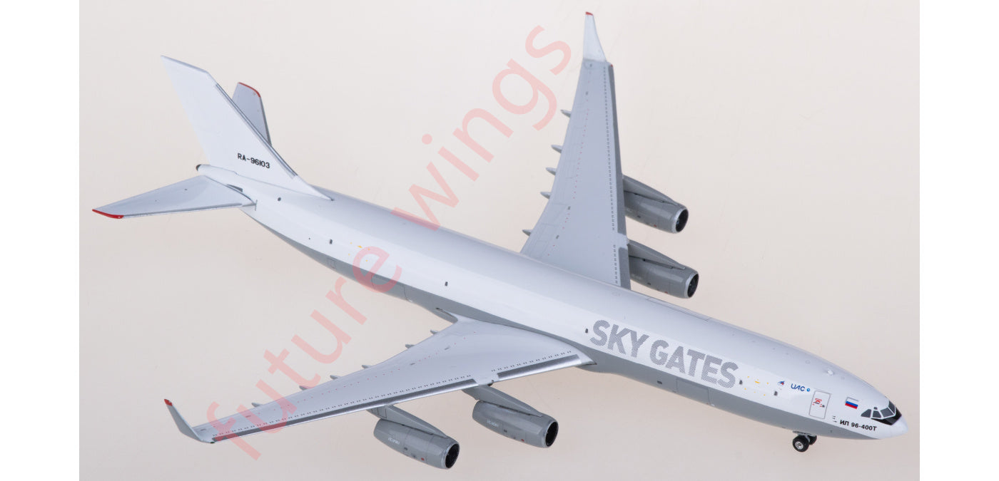 1:400 Phoenix PH11936 Sky Gates Ilyushin IL-96-400T RA-96103 Aircraft Model+Free Tractor