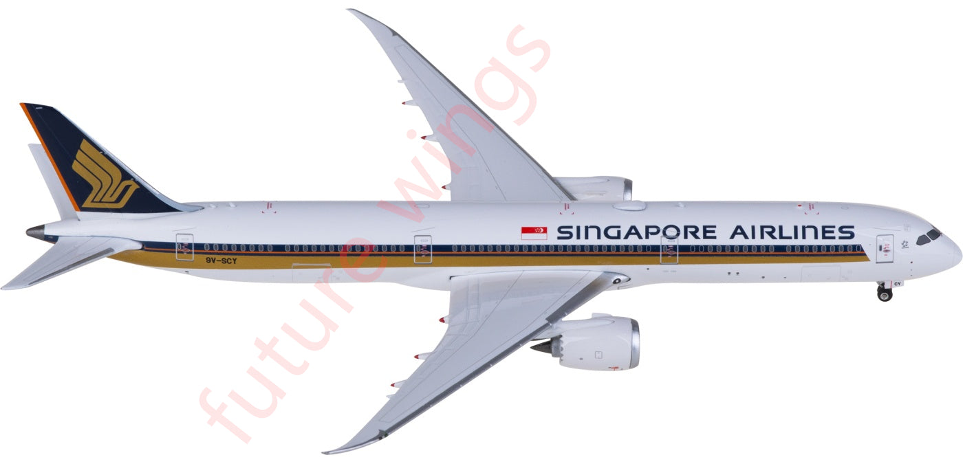 1:400 Phoenix PH04605 Singapore Airlines Boeing 787-10 9V-SCY Aircraft Model+Free Tractor