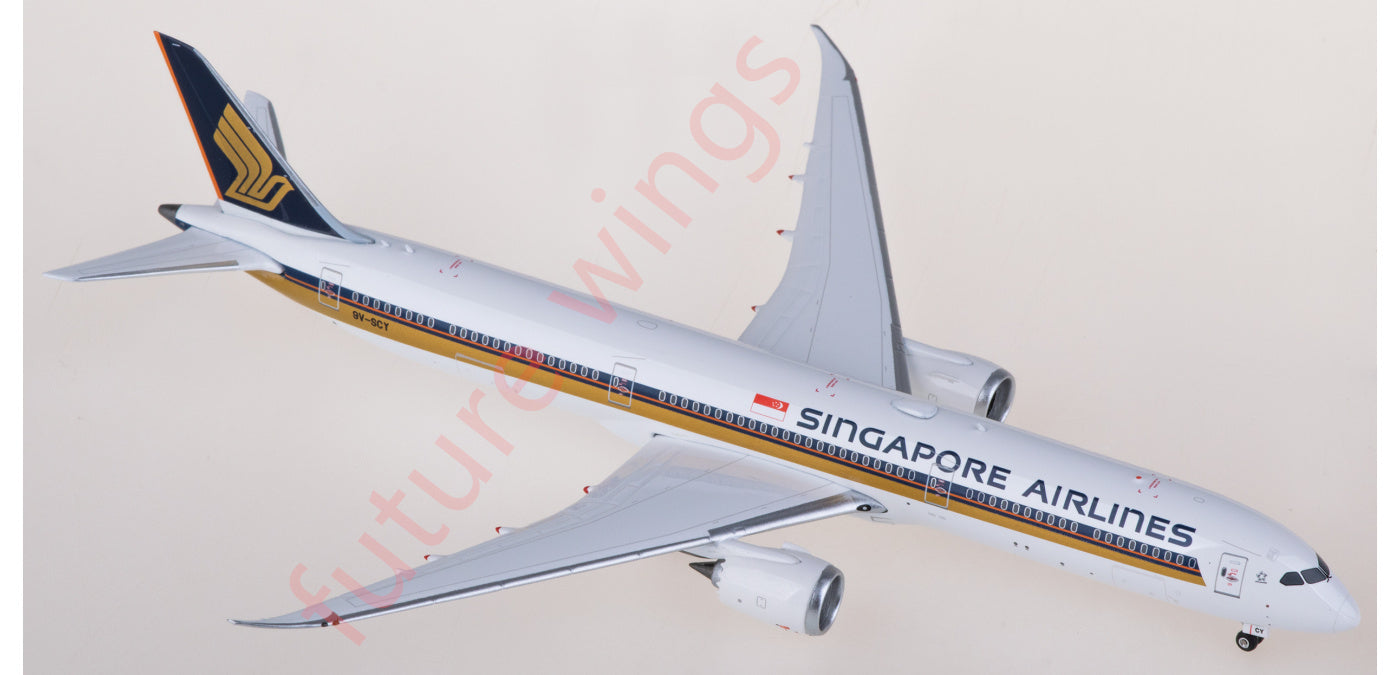 1:400 Phoenix PH04605 Singapore Airlines Boeing 787-10 9V-SCY Aircraft Model+Free Tractor