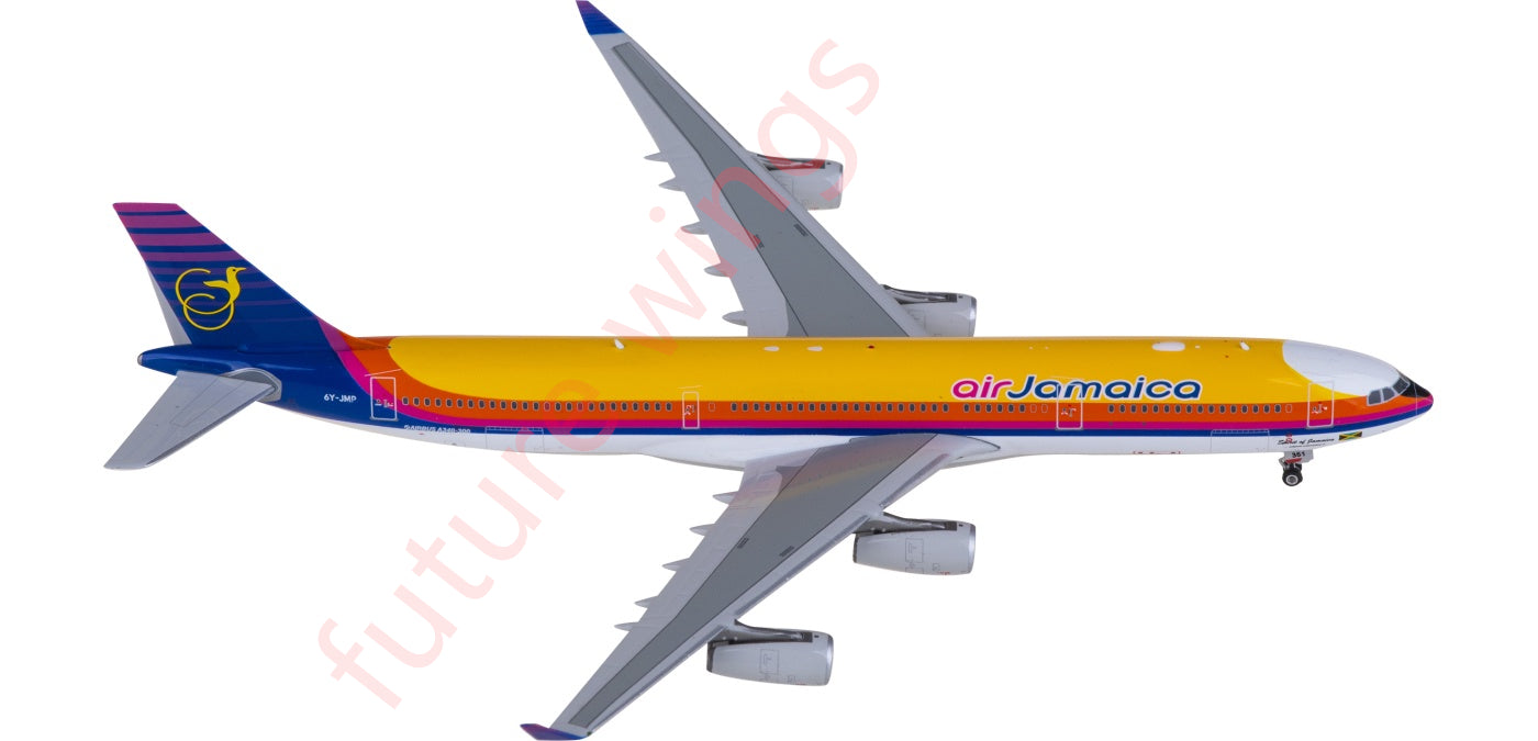 1:400 Phoenix PH11930 Air Jamaica A340-300 6Y-JMP Aircraft Model+Free Tractor