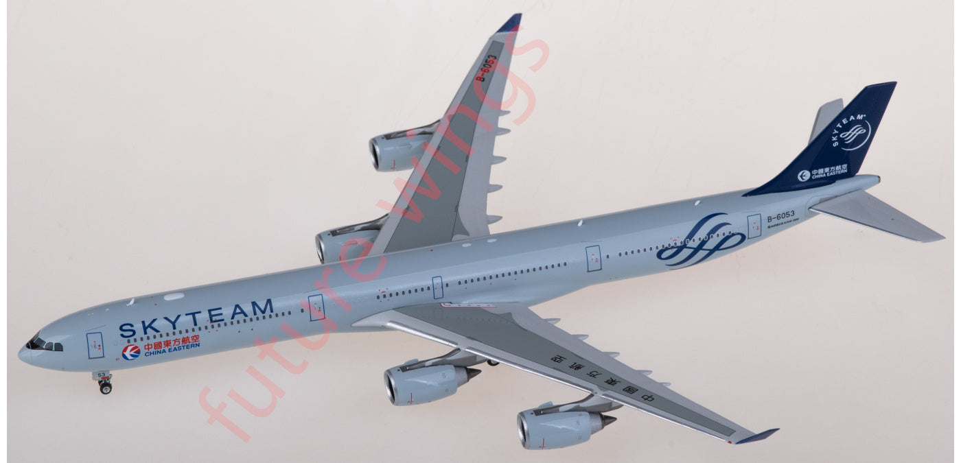 1:400 Phoenix PH11931 China Eastern Airlines Airbus A340-600 B-6053 "SKY TEAM" Aircraft Model+Free Tractor