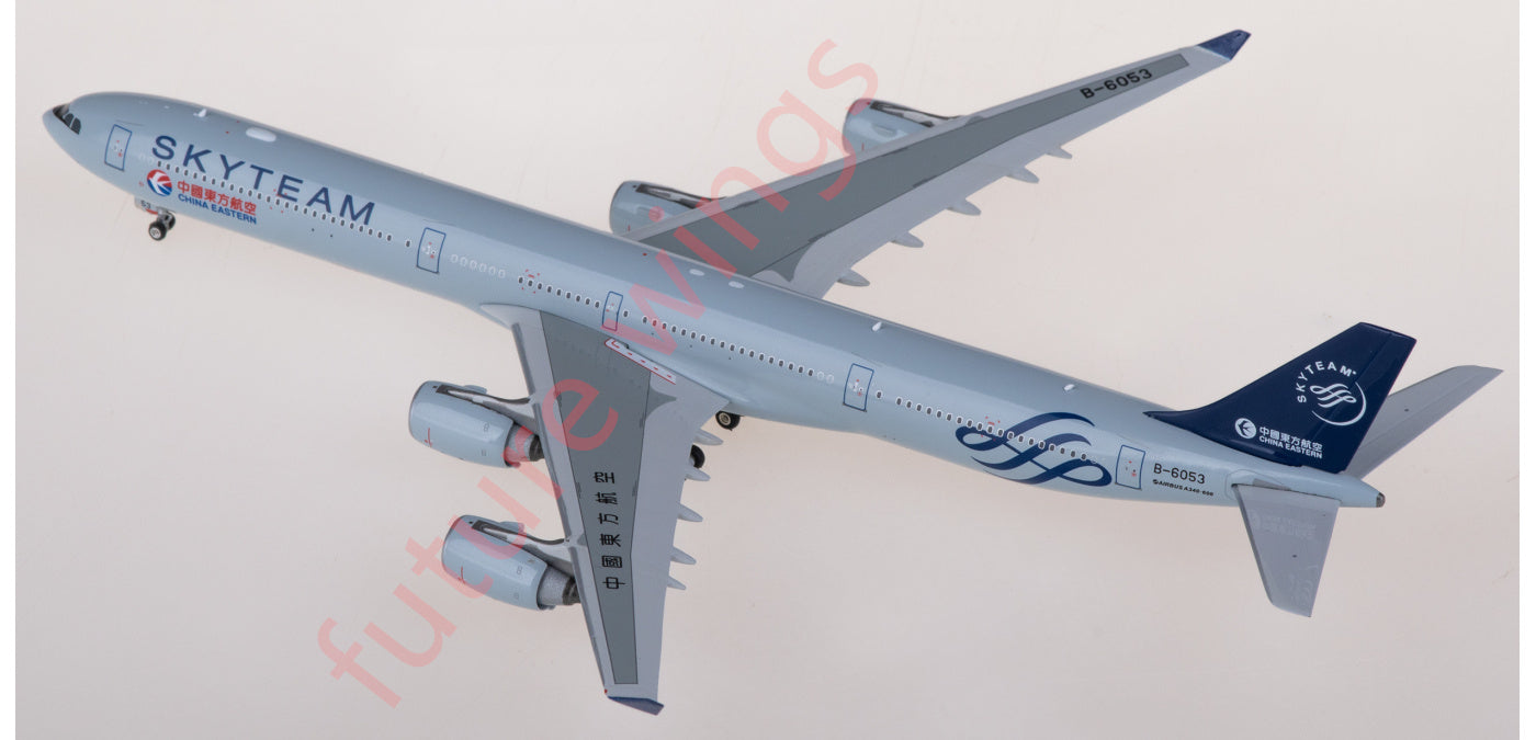 1:400 Phoenix PH11931 China Eastern Airlines Airbus A340-600 B-6053 "SKY TEAM" Aircraft Model+Free Tractor