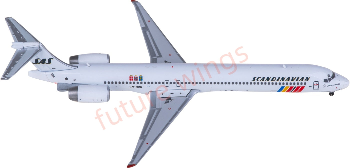 1:400 JC Wings LH4394 SAS McDonnell Douglas MD-90 LN-ROB Aircraft Model+Free Tractor