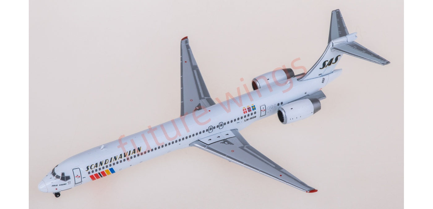 1:400 JC Wings LH4394 SAS McDonnell Douglas MD-90 LN-ROB Aircraft Model+Free Tractor