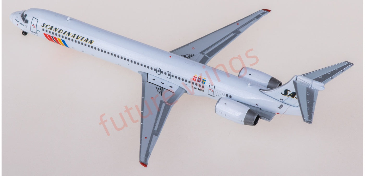1:400 JC Wings LH4394 SAS McDonnell Douglas MD-90 LN-ROB Aircraft Model+Free Tractor