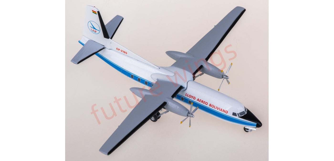 1:200 AeroClassics WM211239 LAB Bolivian Airlines Fokker F27 Friendship CP-2165 Aircraft Model