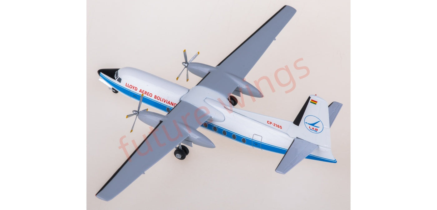 1:200 AeroClassics WM211239 LAB Bolivian Airlines Fokker F27 Friendship CP-2165 Aircraft Model