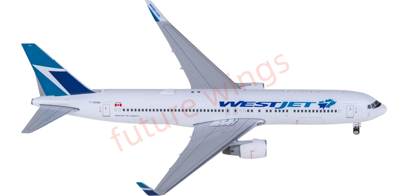 1:400 Phoenix PH04637 WestJet Boeing 767-300ER C-GOGN Aircraft Model+Free Tractor