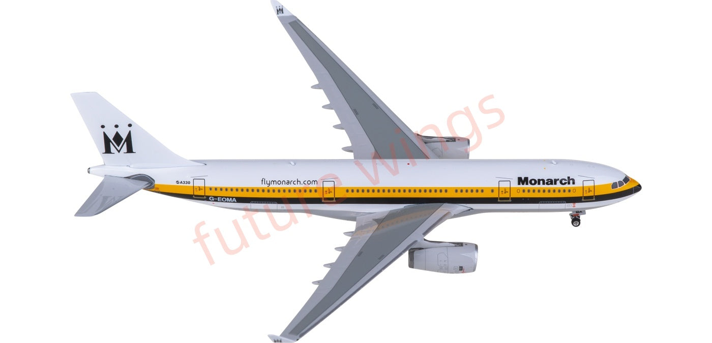 1:400 Phoenix PH11963 Monarch Airlines Airbus A330-200 G-EOMA Aircraft Model+Free Tractor
