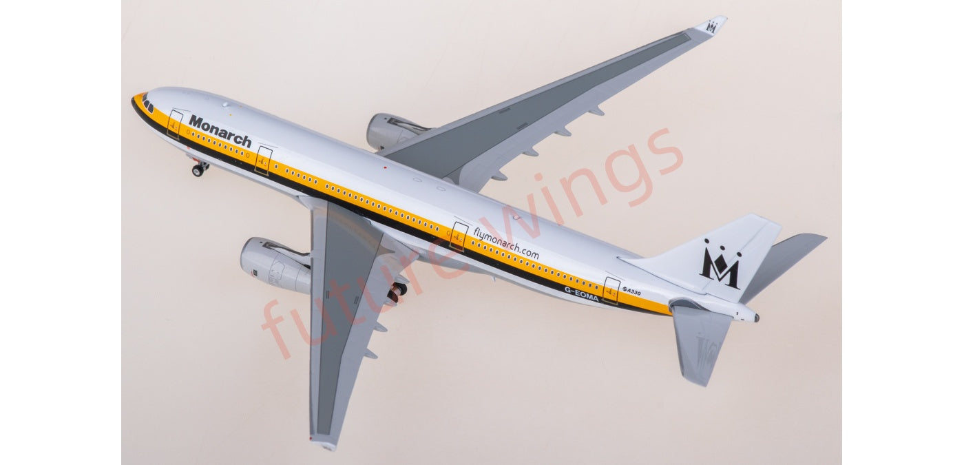 1:400 Phoenix PH11963 Monarch Airlines Airbus A330-200 G-EOMA Aircraft Model+Free Tractor