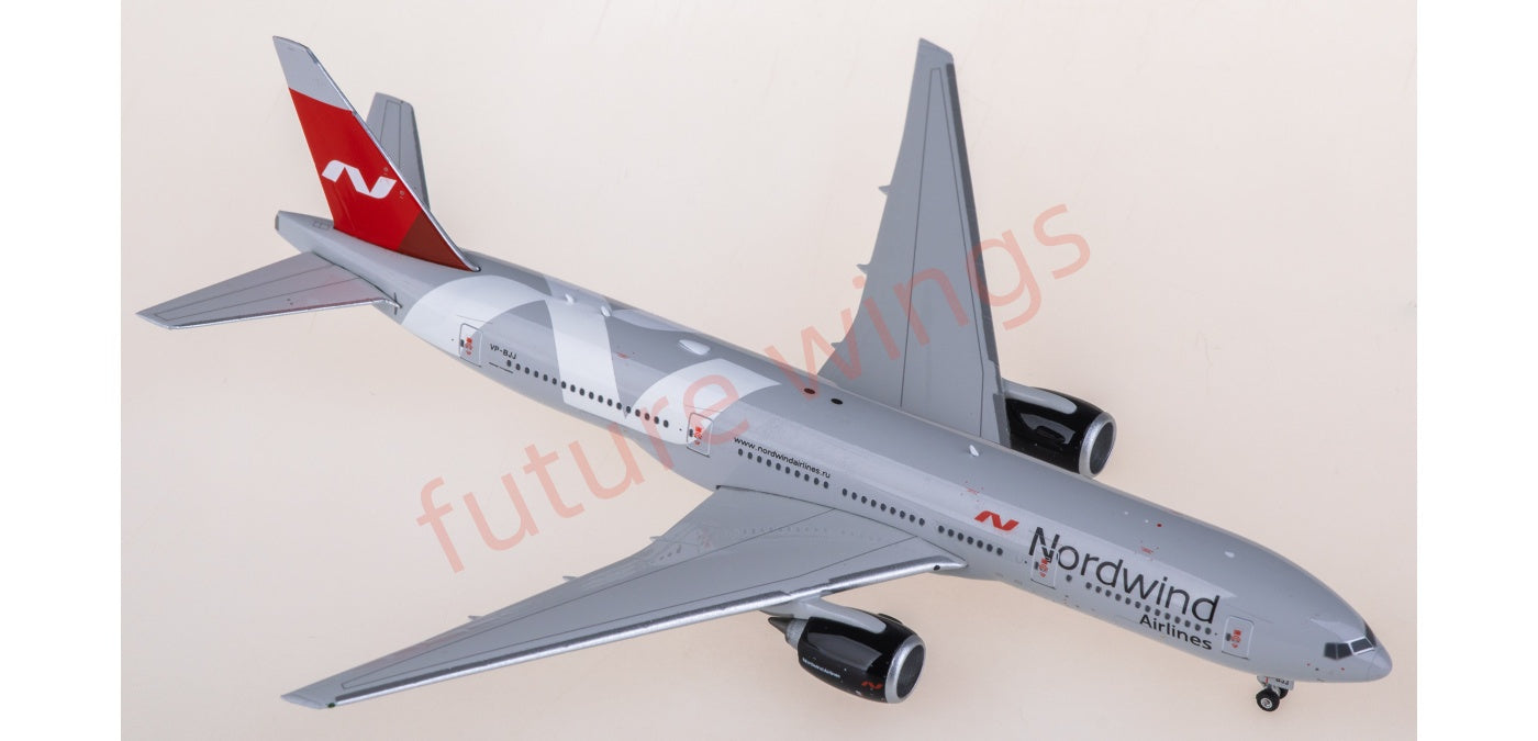 1:400 Phoenix PH11977 Nordwind Airlines Boeing 777-200ER VP-BJJ Aircraft Model+Free Tractor