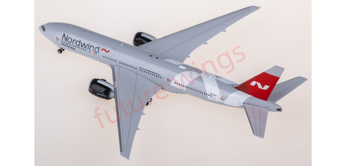 1:400 Phoenix PH11977 Nordwind Airlines Boeing 777-200ER VP-BJJ Aircraft Model+Free Tractor