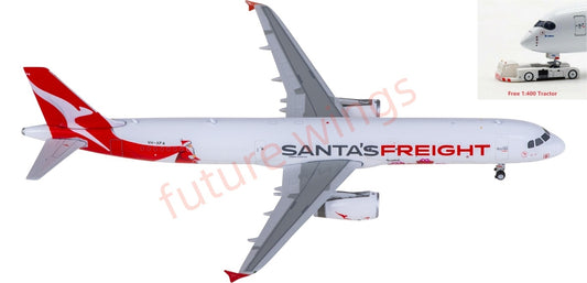1:400 Phoenix PH11972 Qantas Airways Airbus A321 VH-XF4 Aircraft Model+Free Tractor
