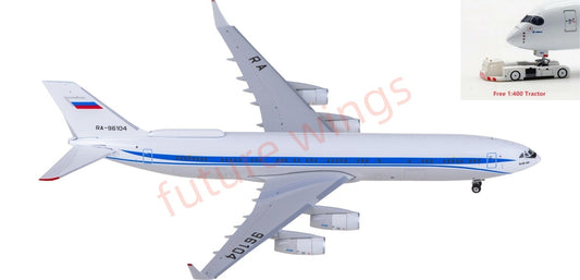 1:400 Phoenix PH11980 Russia Federal Security Services Ilyushin IL-96-400 RA-96104  Aircraft Model+Free Tractor