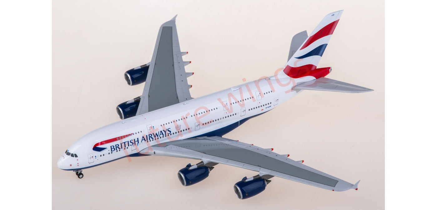 1:400 Phoenix PH04636 British Airways Airbus A380 G-XLEE Aircraft Model+Free Tractor
