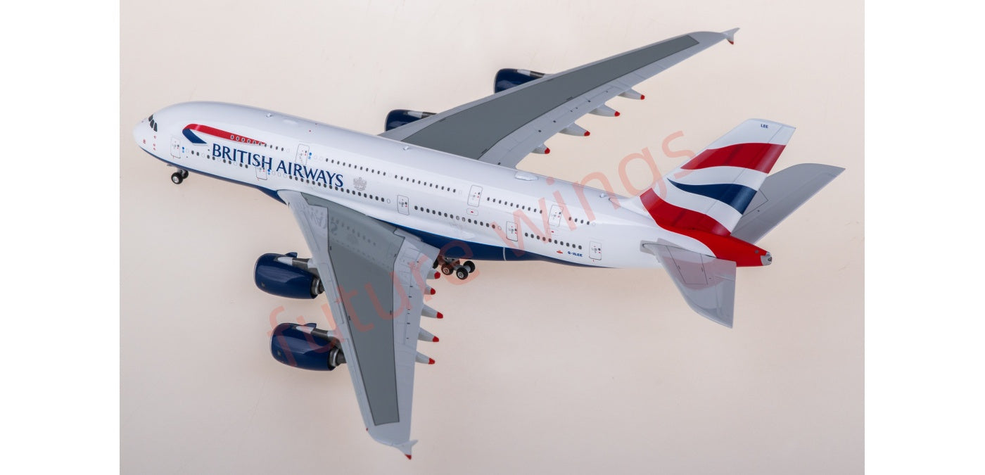 1:400 Phoenix PH04636 British Airways Airbus A380 G-XLEE Aircraft Model+Free Tractor