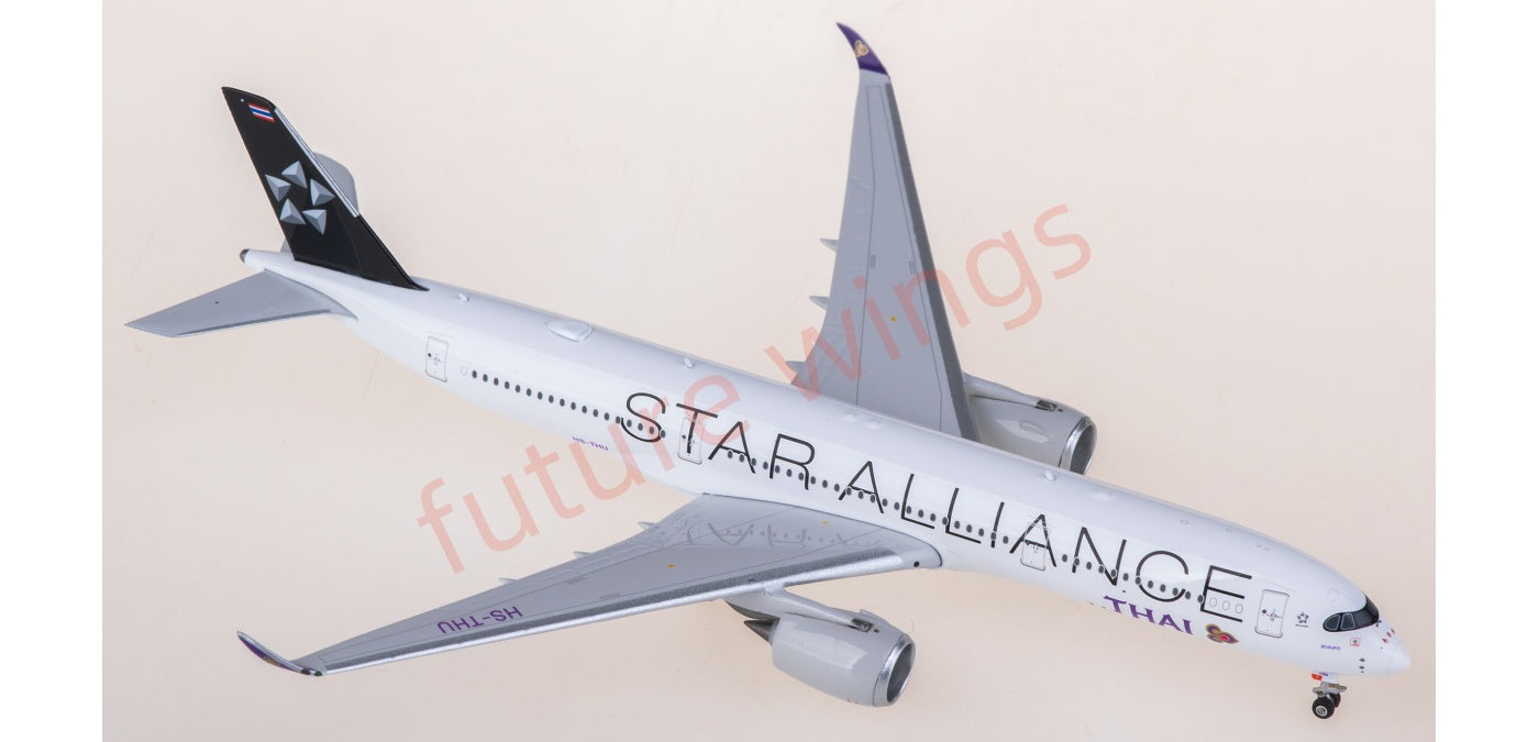 1:400 Phoenix PH11981 Thai Airways Airbus A350-900 HS-THU "STAR ALLIANCE" Aircraft Model+Free Tractor