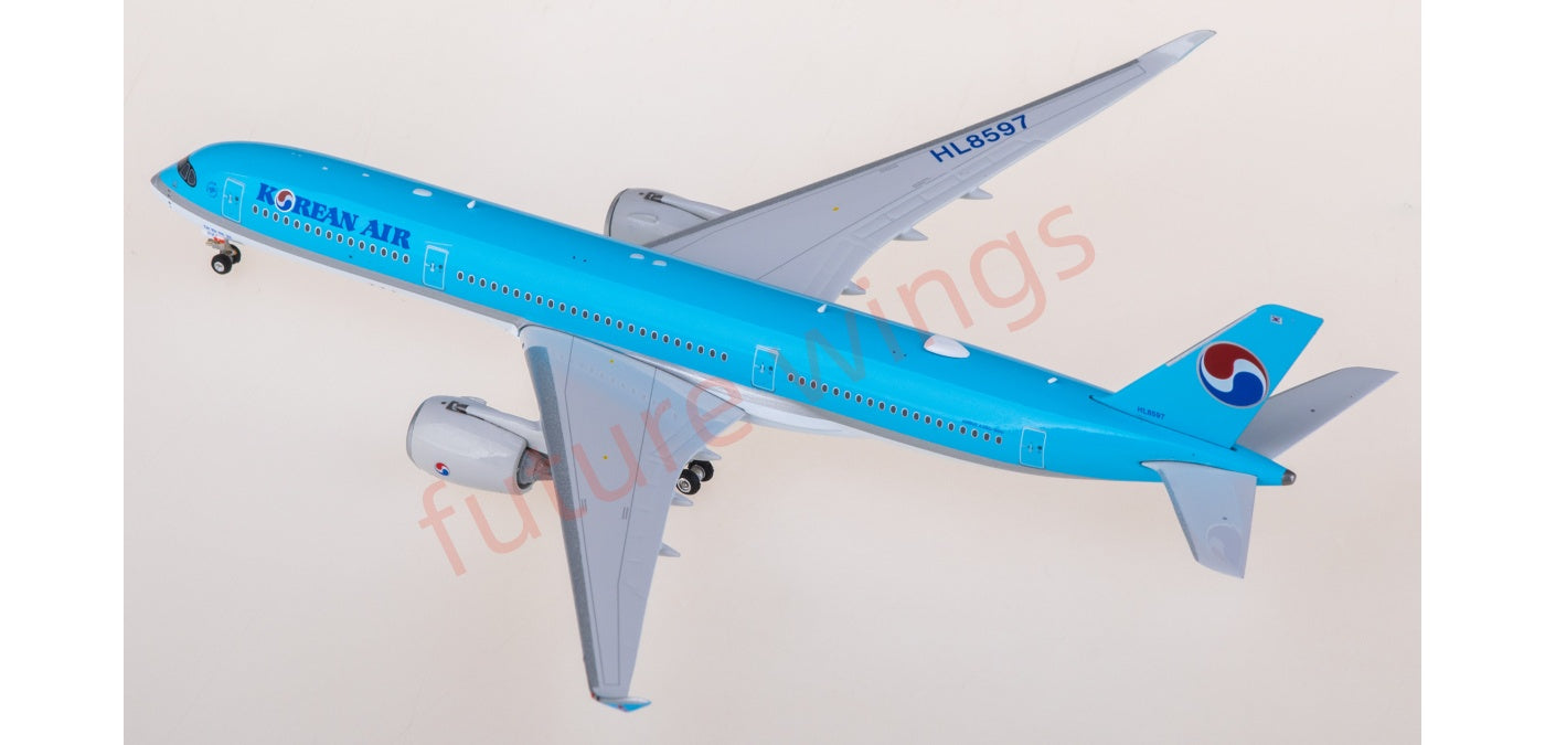 1:400 Phoenix PH04634 Korean Air Airbus A350-900 HL8597 Aircraft Model+Free Tractor