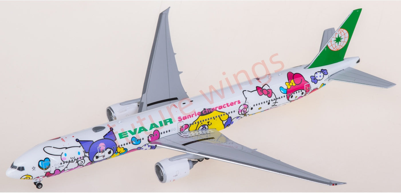 1:400 Phoenix PH04638 EVA Air Boeing 777-300ER B-16740 Aircraft Model+Free Tractor