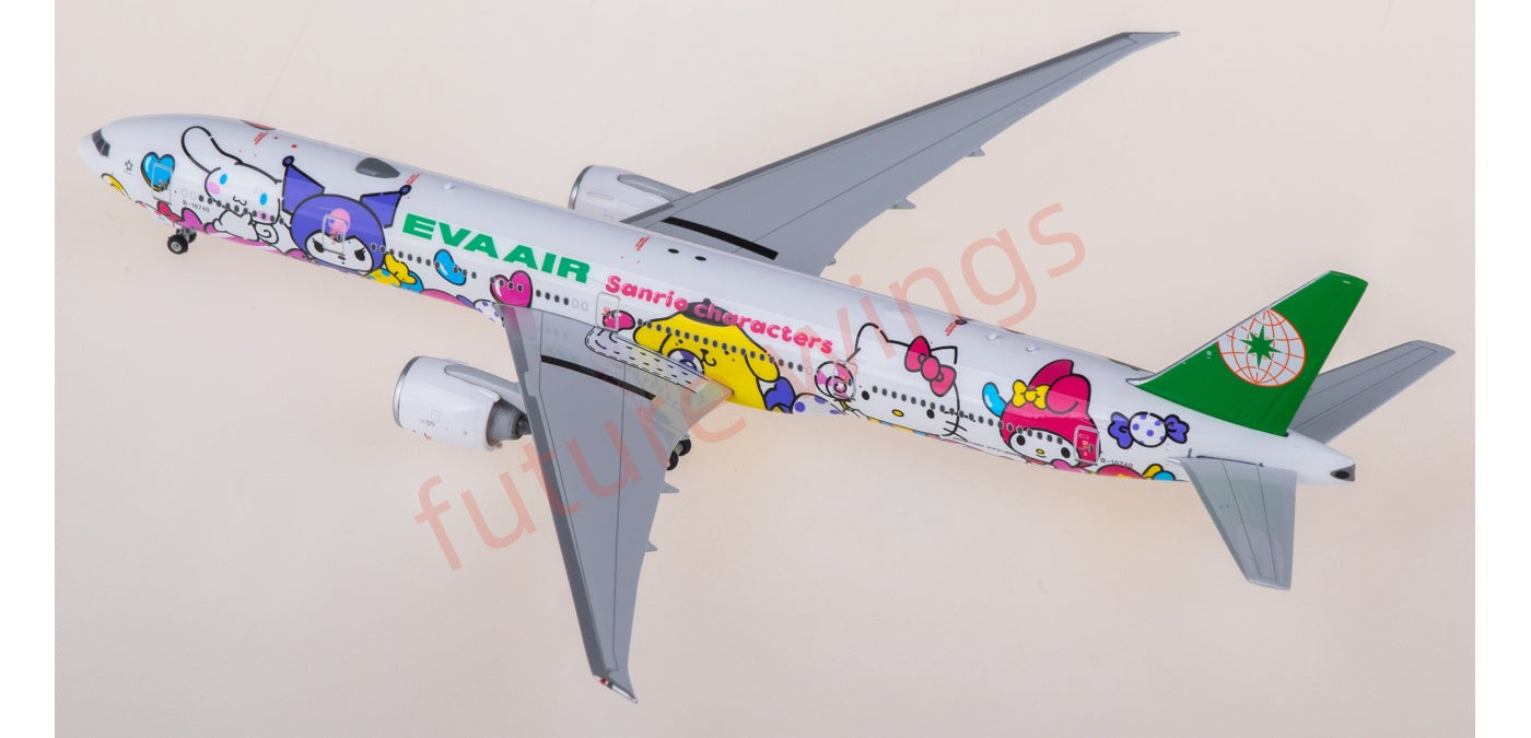 1:400 Phoenix PH04638 EVA Air Boeing 777-300ER B-16740 Aircraft Model+Free Tractor