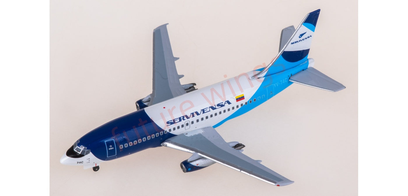 1:400 AeroClassics AC411397 Servivensa Boeing 737-200 YV-74C Aircraft Model+Free Tractor