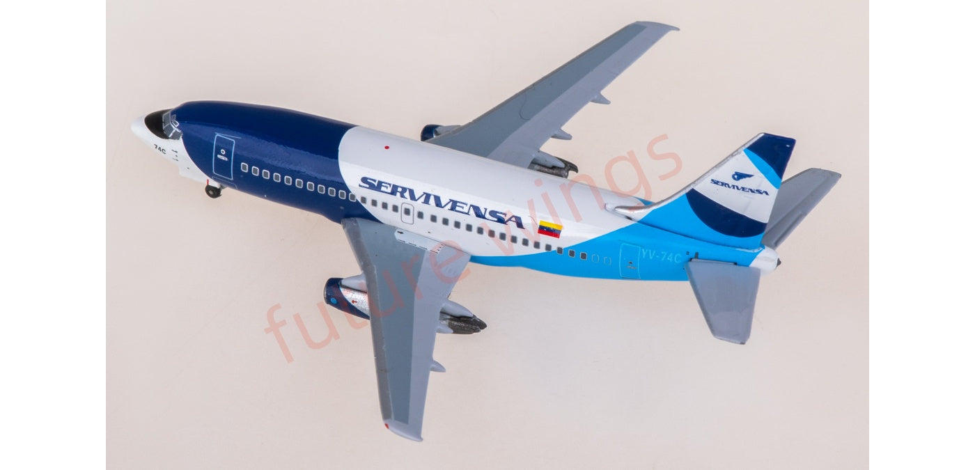 1:400 AeroClassics AC411397 Servivensa Boeing 737-200 YV-74C Aircraft Model+Free Tractor