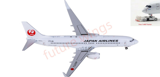 1:400 Phoenix PH04643 Japan Airlines Boeing 737-800 JA317J Aircraft Model+Free Tractor