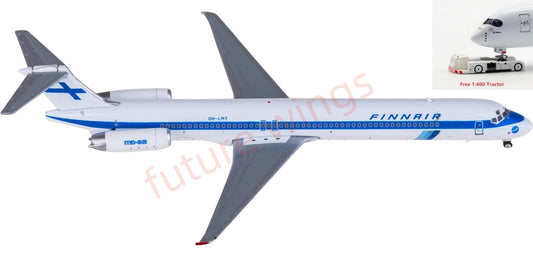 1:400 Phoenix PH11996 Finnair McDonnell Douglas MD-80 OH-LMT Aircraft Model+Free Tractor