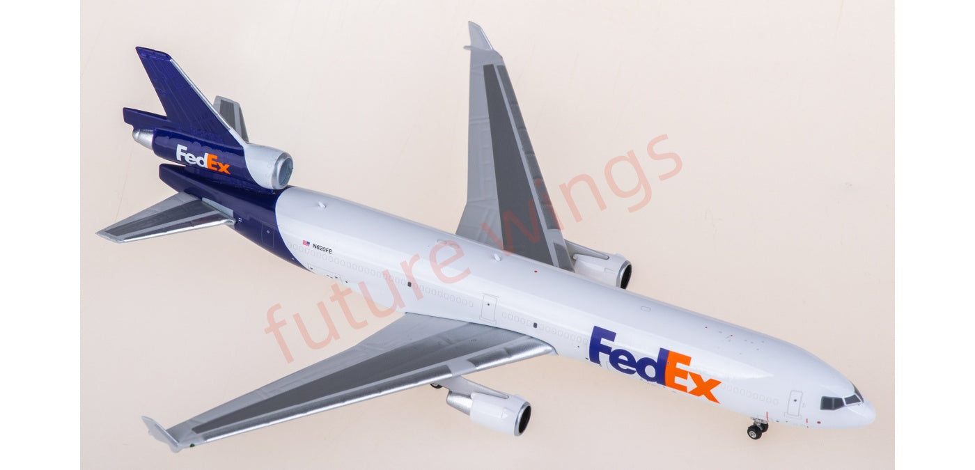 1:400 Phoenix PH04644 FedEx McDonnell Douglas MD-11 N620FE Aircraft Model+Free Tractor