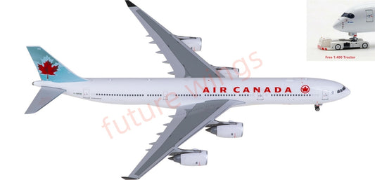 1:400 Phoenix PH12002 Air Canada Airbus A340-500 C-GKOM Aircraft Model+Free Tractor