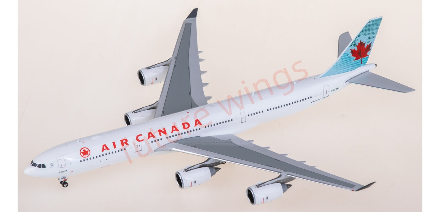 1:400 Phoenix PH12002 Air Canada Airbus A340-500 C-GKOM Aircraft Model+Free Tractor
