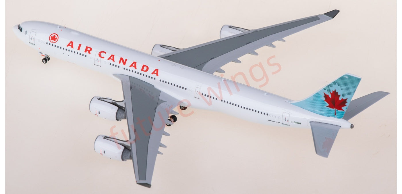 1:400 Phoenix PH12002 Air Canada Airbus A340-500 C-GKOM Aircraft Model+Free Tractor