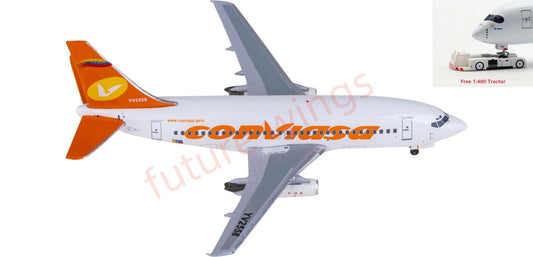 1:400 AeroClassics AC411370B Conviasa Boeing 737-200 YV-2558 Aircraft Model+Free Tractor Aircraft Model+Free Tractor