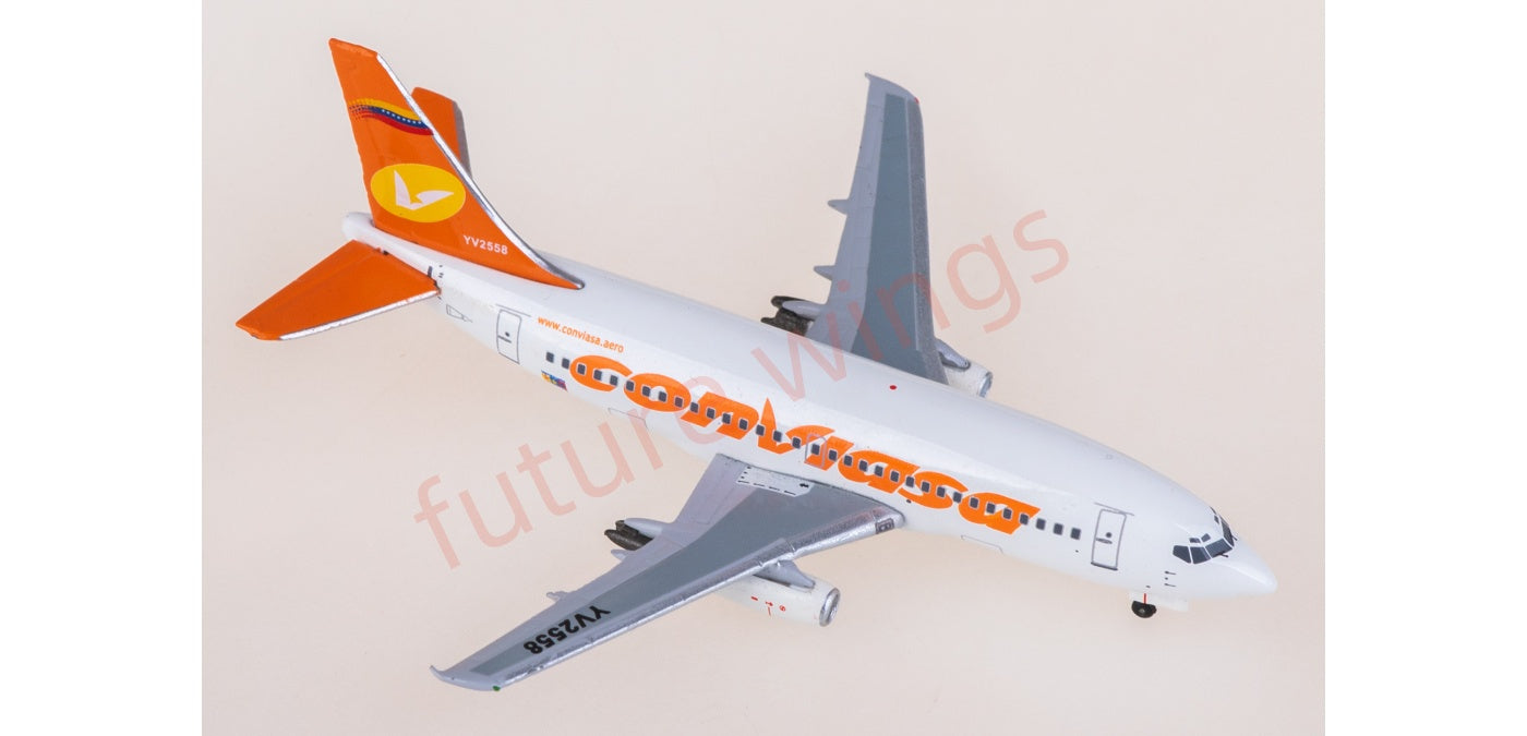 1:400 AeroClassics AC411370B Conviasa Boeing 737-200 YV-2558 Aircraft Model+Free Tractor