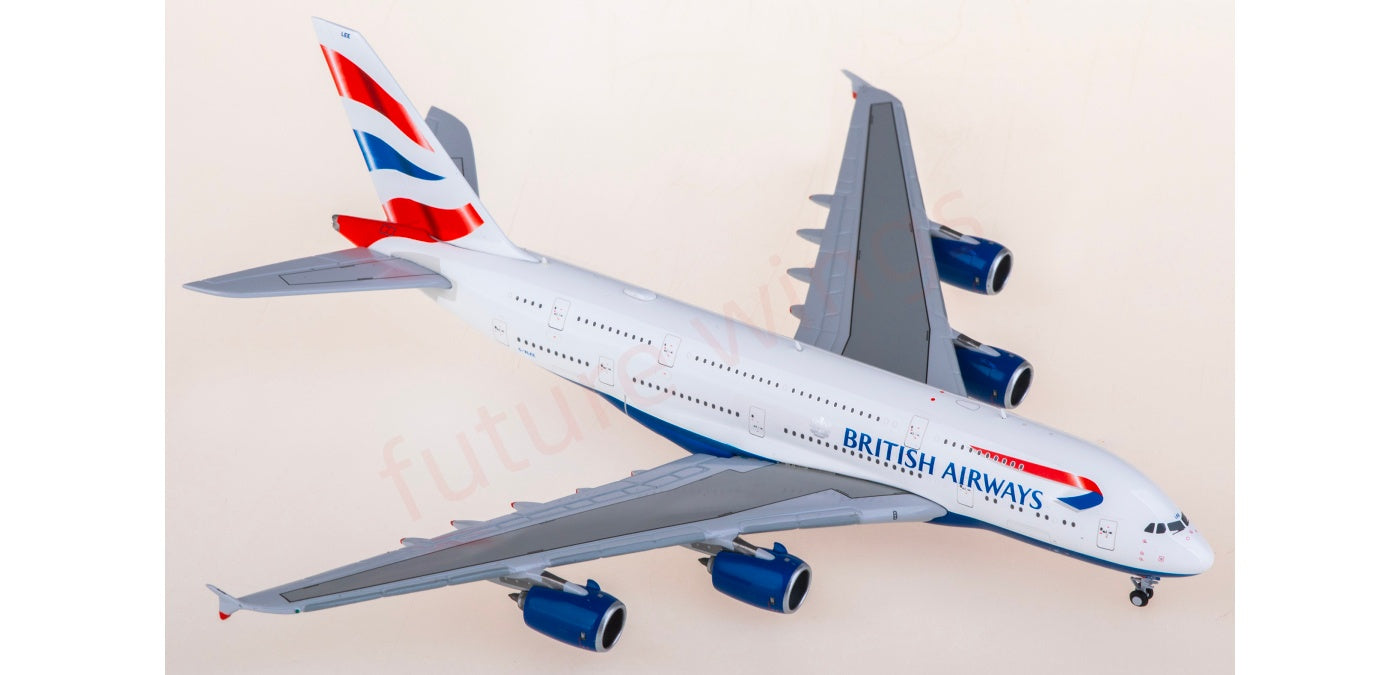 1:400 Geminijets GJBAW2325 British Airways Airbus A380 G-XLEE Aircraft Model+Free Tractor