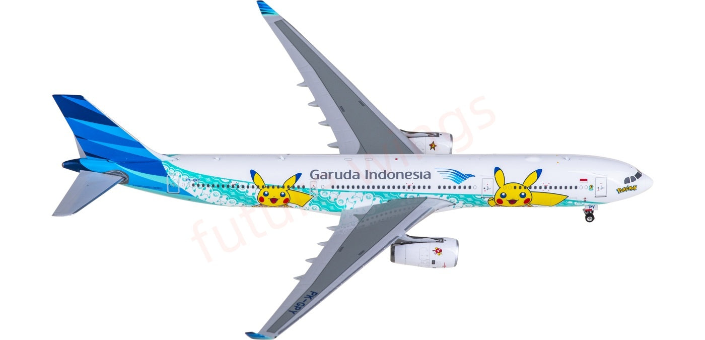 1:400 Phoenix PH04645 Garuda Indonesia Airbus A330-300 PK-GPY Aircraft Model+Free Tractor