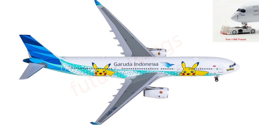 1:400 Phoenix PH04645 Garuda Indonesia Airbus A330-300 PK-GPY Aircraft Model+Free Tractor