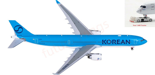 1:400 Phoenix PH04656 Korean Air Airbus A330-300 HL8025 Aircraft Model+Free Tractor