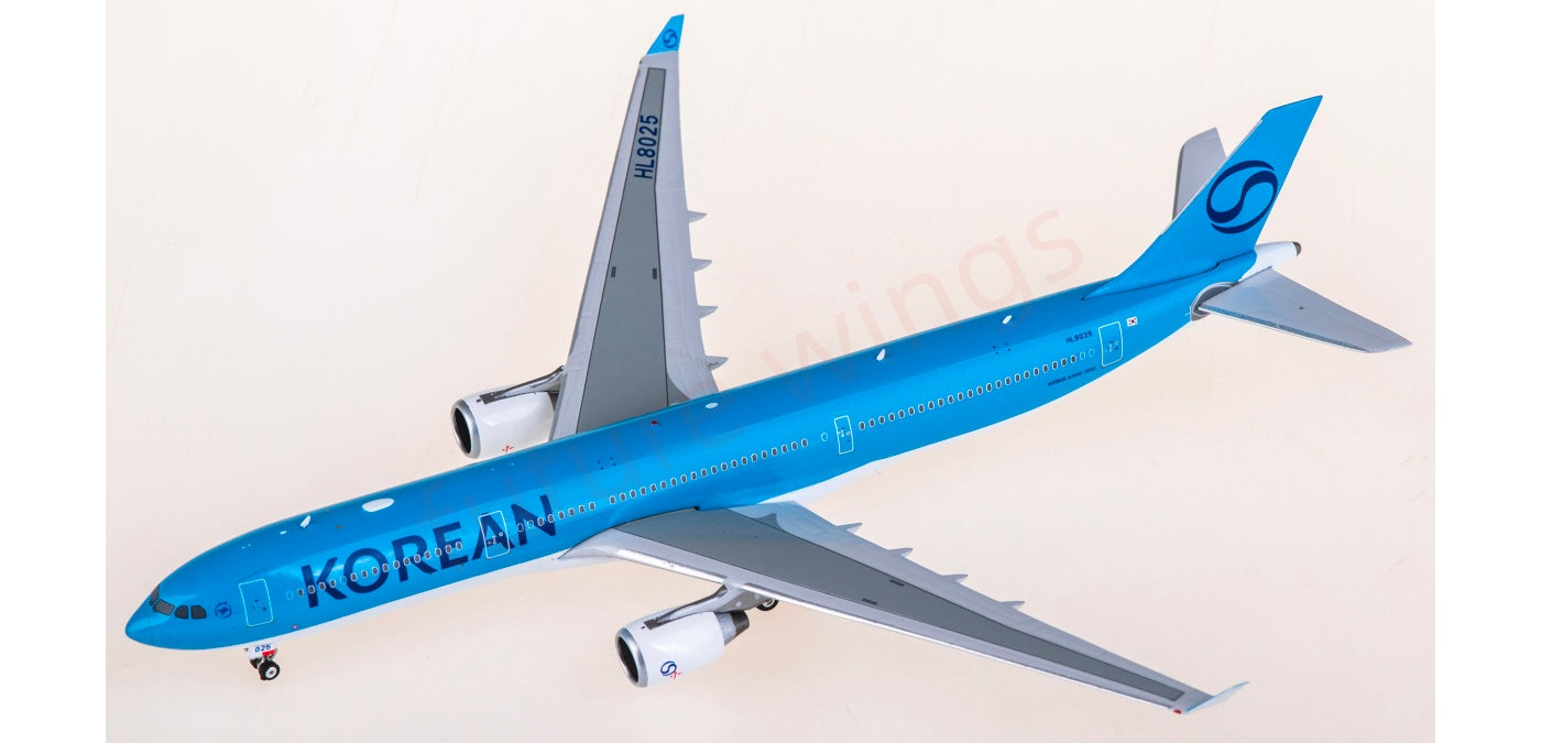 1:400 Phoenix PH04656 Korean Air Airbus A330-300 HL8025 Aircraft Model+Free Tractor