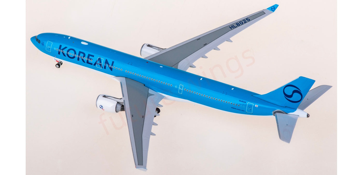 1:400 Phoenix PH04656 Korean Air Airbus A330-300 HL8025 Aircraft Model+Free Tractor