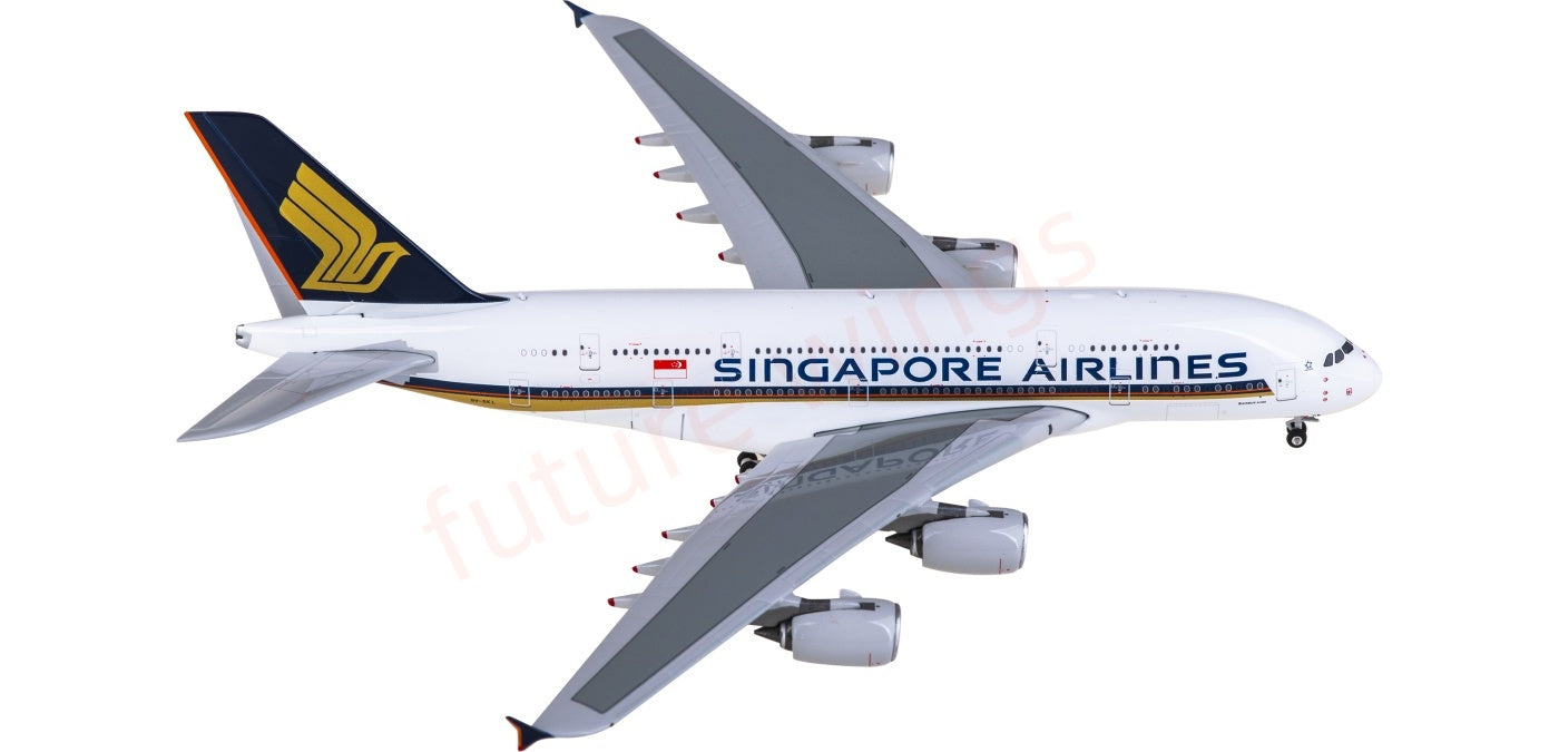 1:400 Phoenix PH04646 Singapore Airlines Airbus A380 9V-SKL Aircraft Model+Free Tractor