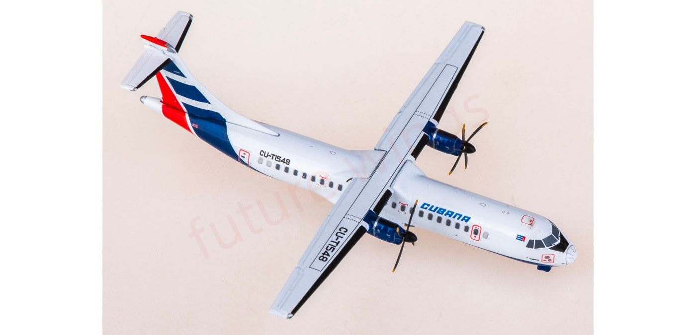 1:400 Geminijets GJCUB2222 Cubana ATR-72-200 CU-T1548 Aircraft Model+Free Tractor