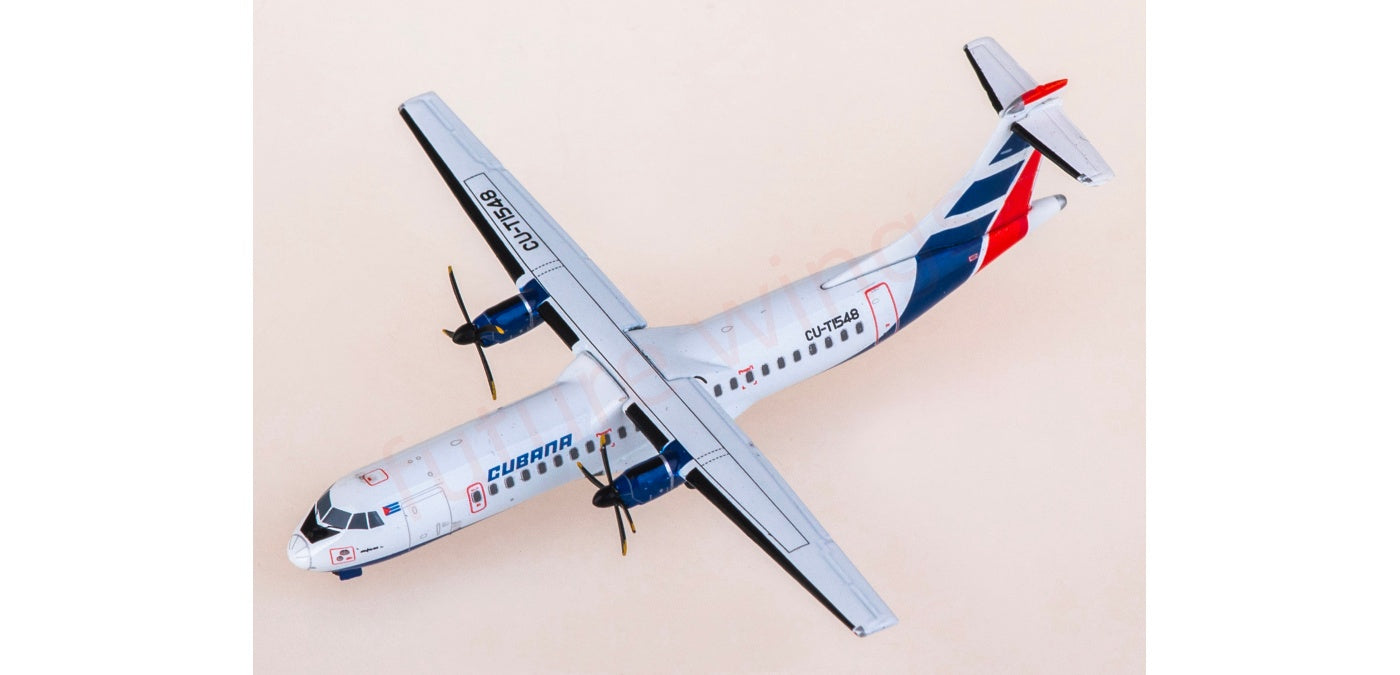 1:400 Geminijets GJCUB2222 Cubana ATR-72-200 CU-T1548 Aircraft Model+Free Tractor