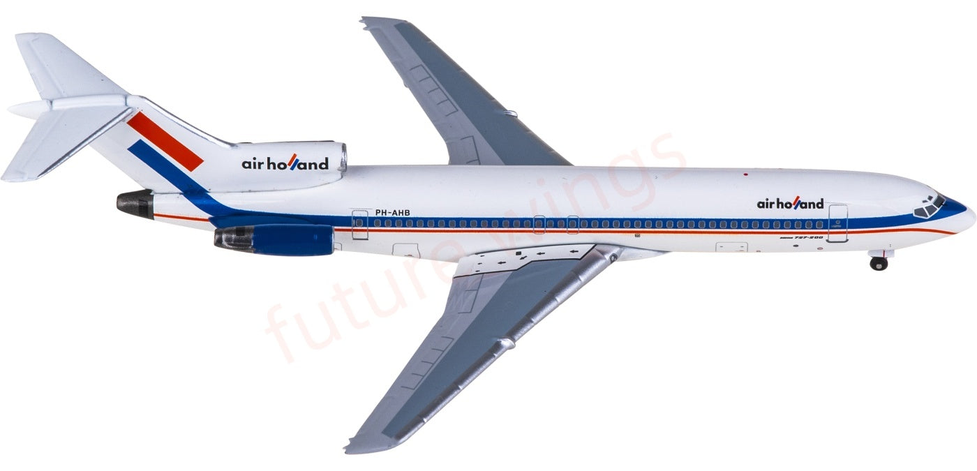1:400 AeroClassics AC411418 Air Holland Boeing 727-200 PH-AHB Aircraft Model+Free Tractor