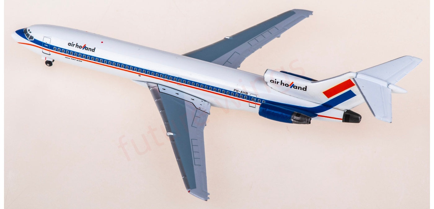 1:400 AeroClassics AC411418 Air Holland Boeing 727-200 PH-AHB Aircraft Model+Free Tractor