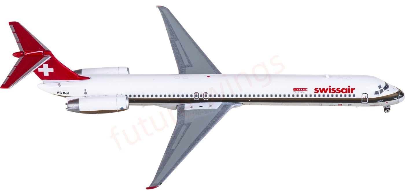1:400 Phoenix PH12020 Swissair McDonnell Douglas MD-81 HB-INH Aircraft Model+Free Tractor